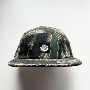 Strength & Heart - Tiger/Black, Rose 5 Panel Camp Hat